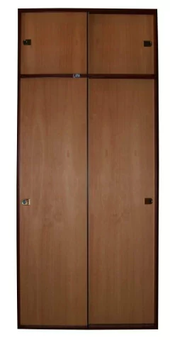 Frente de Placard corredizo LIPLAC de 200 x 240 cedro
