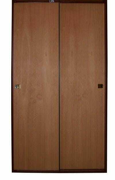 Frente de Placard corredizo LIPLAC de 200 x 190 cedro