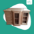 BAHIUT C/ 3 CAJONES C/ 2 PUERTAS VIDRIADAS 1,40M - comprar online