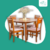 MESA NÓRDICA REDONDA + SILLAS JULIA - comprar online