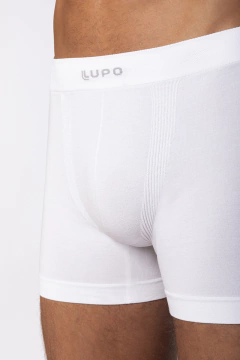Cueca Adulto Boxer Micromodal Sem Costura Lisa Lupo - Rosa Catarina Beachwear