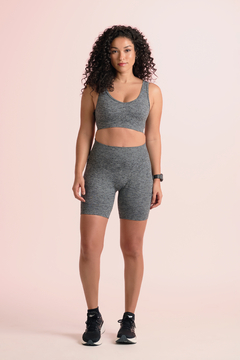 Short Lupo AF Mixed Gray - Rosa Catarina Beachwear