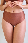 Calcinha Hotpants Canelado Cobre