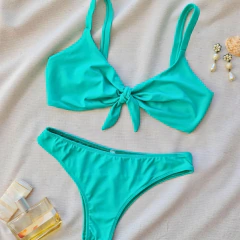 Calcinha Midi Light Verde Acqua - comprar online