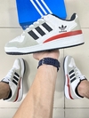 Adidas Forum Premium Branco/Preto/Vermelho