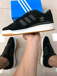 Adidas Forum Premium Preto/Caramelo