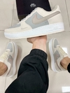 Air Force 1 Premium Bege/Cinza