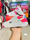 Air Force 1 Holografico Infantil Branco/Rosa