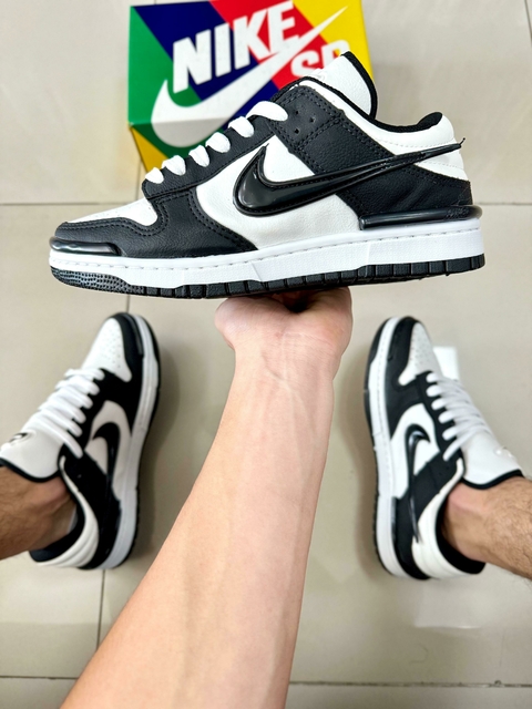 Dunk Low Premium Twist Branco/Preto
