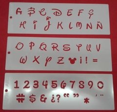 STENCIL MILARTES ABC 11