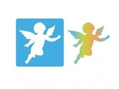 EQ STENCIL 10X10 (809) ANGEL