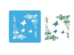 EQ STENCIL 15X15 (902) ESQUINERO Y MARIPOSAS