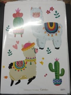 CAMILA LAMINA DECOUPAGE A3 D071 LLAMITAS