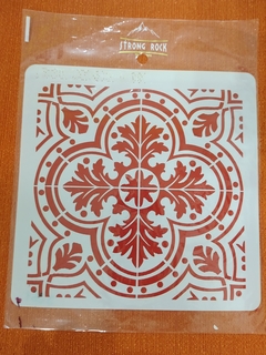 STENCIL STRONG ROCK 20X20 S261