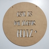 Laser cartel este es mi lugar feliz 25 cm - comprar online
