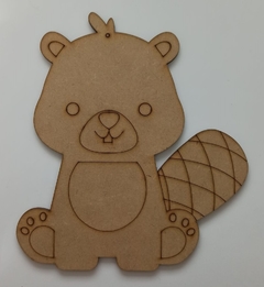 Laser animalito nórdico 5 cm castor