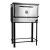 Horno Pizzero Rotisero Depaolo 12 Moldes Acero Valvula Base Plateado