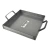 Plancha Chapa De Hierro 28.5x28.5 Lozafer Gris Oscuro