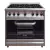 Cocina Industrial Morelli Country 900 87cm Puerta Visor Cuot Acero Inoxidable