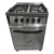 Cocina Industrial 4 Hornallas Acero Inoxidable Pevi 78l Plateado