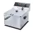 Freidora Industrial Silcook 11lts + 1 Canasto Acero Inox Gris 50 Hz X 60 Hz