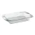 Fuente Vidrio Asas Rectangular Pyrex Easy Grab 2,8lts Vidrio