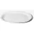 Vajilla Porcelana Blanca Fuente Oval Grande Tsuji 450 Blanco 450
