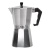 Cafetera Aluminio Pulido Hudson Tipo Italiana 6 Tazas Gris