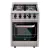 Cocina Morelli Country Forza 600 Puerta Visor Acero Inoxidable