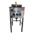 Freidora Industrial Pevi Con Valvula 18l Gas Envasado Acero Inoxidable 50 Hz