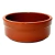 Cazuela Esmaltada De Barro 10cm Blum Para Horno Guisos Carne Marrón Oscuro