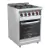 Cocina Industrial Morelli Country 600 60cm Puerta Visor Plateado