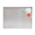 Placa Masa Asadera Nº6 Doña Clara Acero Aluminizado 32x42cm Plateado