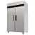 Heladera Vertical Gastronomica 2 Puertas Acero 1300 Lts Gris 154 Cm