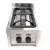 Cocina Anafe Industrial Acero 35 Cm. A Gas Quemador Hierro Plateado - comprar online