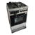Cocina 2 Hornallas Y Plancha Delizia Visor Tostador Acero