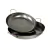 Paellera Chapa Gastronomica Nº 30 Cm 2 Asas Profesional Gris Asado