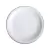 Plato Playo 25 Cm Borde Dorado Filo Oro Porcelana Tsuji 499
