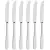 6 Cuchillos De Postre Cubiertos Cosmos Tramontina Original Plateado No
