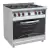 Cocina Industrial Morelli Country 900 87cm Puerta Visor Cuot Acero Inoxidable - comprar online