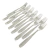 Set X120 Tenedor De Mesa Acero Inoxidable Rayado