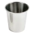 Molde Vaso Para Flan Grande Acero Inoxidable Acermel 7cm Plateado
