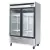 Heladera Exhibidora Vertical Gastronomica 2 Puertas 1335 Lts Gris 213 Cm