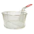 Canasto Freidor Redondo Alambre Estañado Mango Goma 24cm