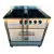Cocina Industrial Pevi C4gef 4 Hornallas 85cm Plateado