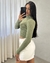 Cropped Aline - Verde Pistache - I' AM'DUDU | Roupas Femininas com Estilo