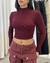 Cropped Aline - Bordo - comprar online
