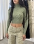 Cropped Aline - Verde Pistache - comprar online