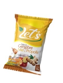 LETS BALA DE GENGIBRE MEL E PROP 30G - comprar online