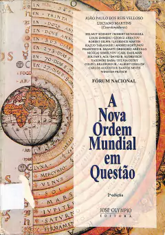 Livro A Nova Ordem Mundial em Questão 2ª Edição de Vários Autores